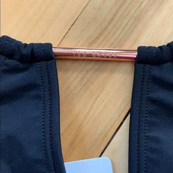 Ted Baker London black halter swimsuit, NWT size 8 - Picture 4 of 6